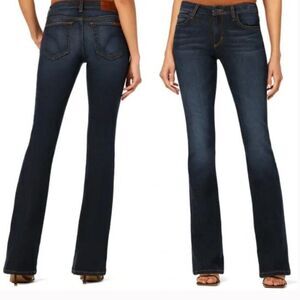 Joes Jeans Curvy Boot Cut Mid Rise Stretch Denim Jeans in Myca Dark Wash 29